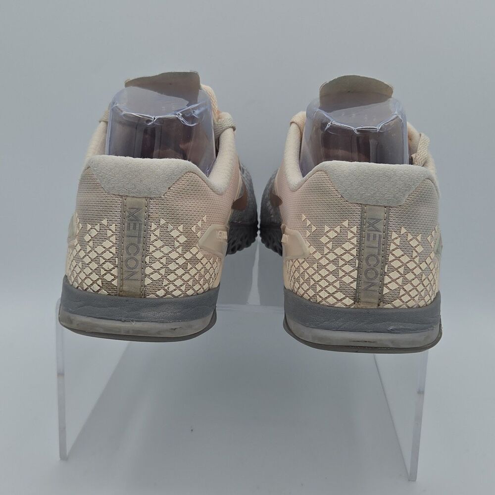 Nike Metcon 4 XD Women 10 Atmosphere Grey Rose Gold Metallic AV2252-001 Shoes - Picture 6 of 8